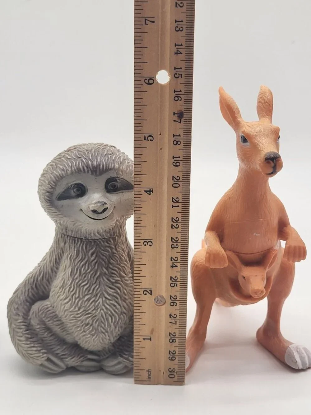 Ankyo Plastic Wild Life Figures Sloth Koala Panda Kangaroo Penguin Polar Bear